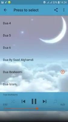 Dua Islamic Ringtone android App screenshot 3