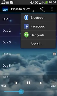 Dua Islamic Ringtone android App screenshot 6